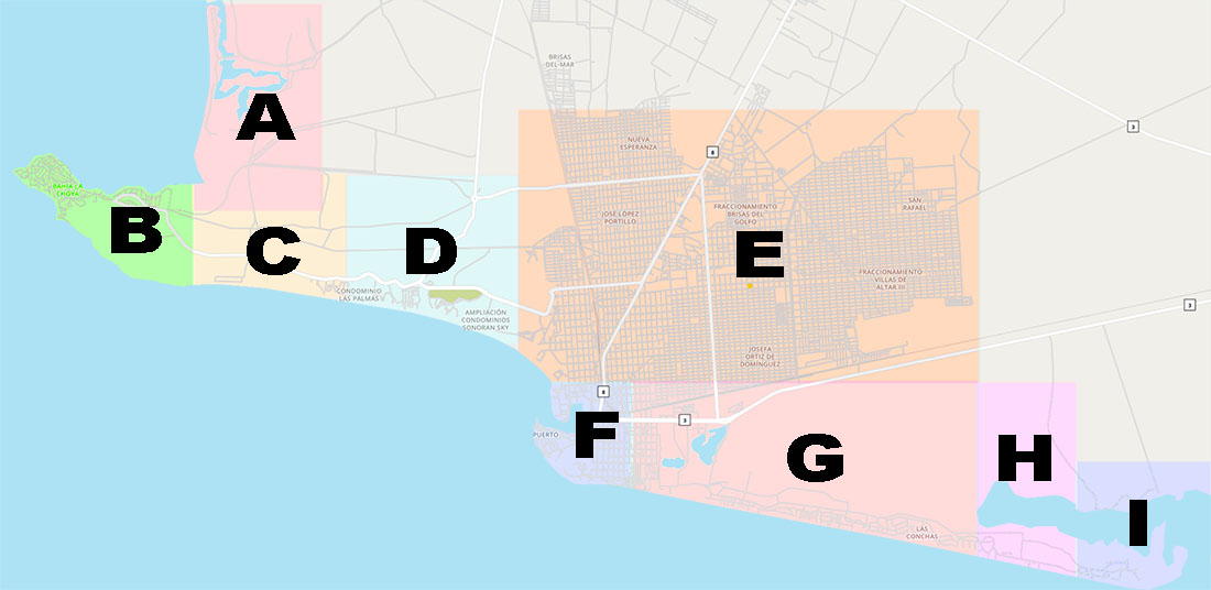 Puerto Peñasco Map